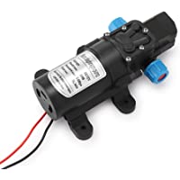 Houkiper Bomba de diafragma de la presión de agua- bomba de agua de alta presión de la bomba de diafragma de DC 12V 60W…